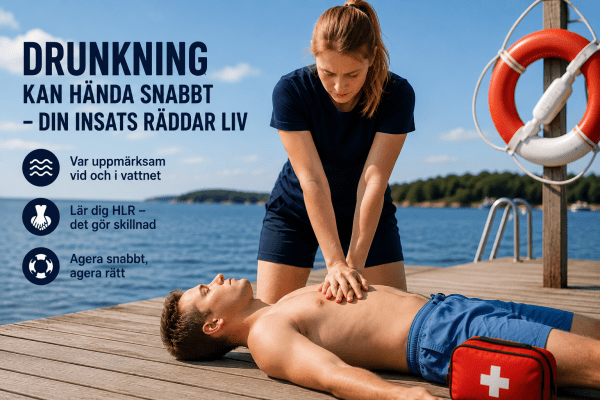 Drunkning sker oftast tyst – så kan du rädda liv i sommar