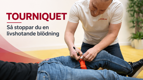 Tourniquet – så stoppar du en livshotande blödning