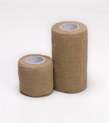 Självfix, självhäftande elastisk linda, beige