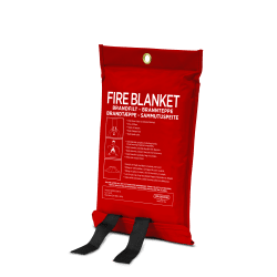 Brandfilt 120 × 120 cm, röd, Housegard