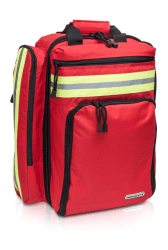 Akutryggsäck, Röd (med innehåll) - Elite Bags