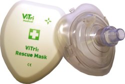 Pocketmask med syrgasnippel – andningsmask för HLR
